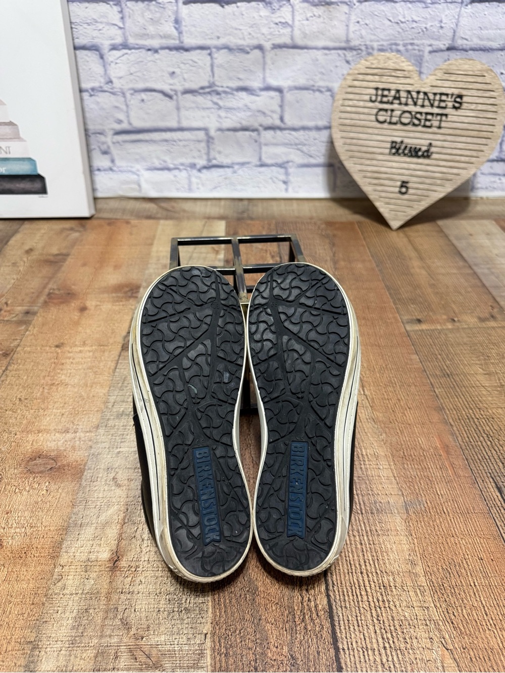 Birkenstock Oswego Black Natural Leather shoes Regular Width 39 8-8.5 - Picture 7 of 10